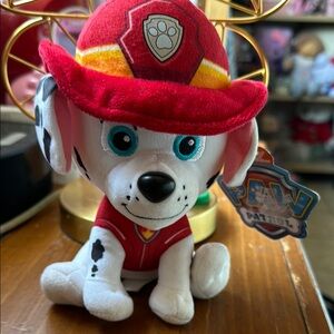 Paw Patrol Red and White Plush Toy